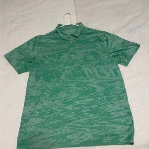 Under Armour Men's Green Heatgear Polo Short Sleeve Shirt Loose Fit Size XL